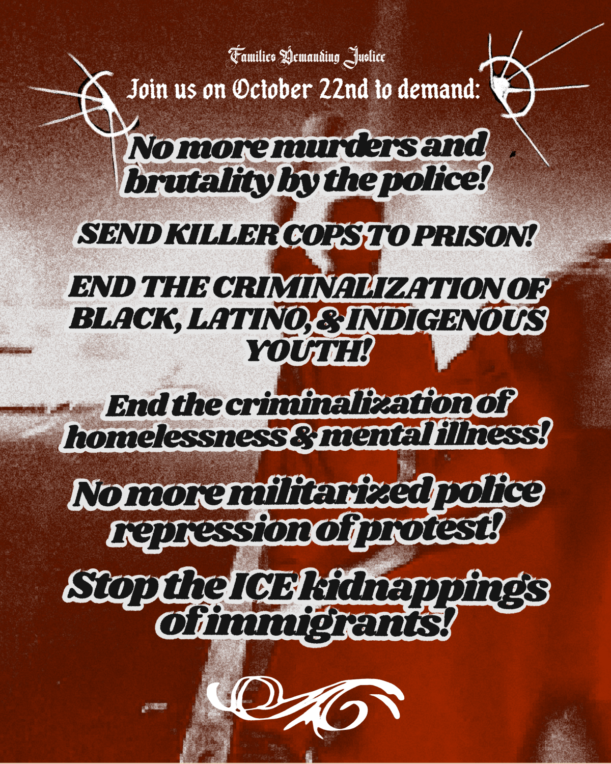 Endorse O22 2026: Stand with impacted families and people under the gun of police&nbsp;brutality